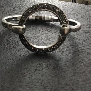 DRUZY Silver and Black Circle Bracelet! 🖤